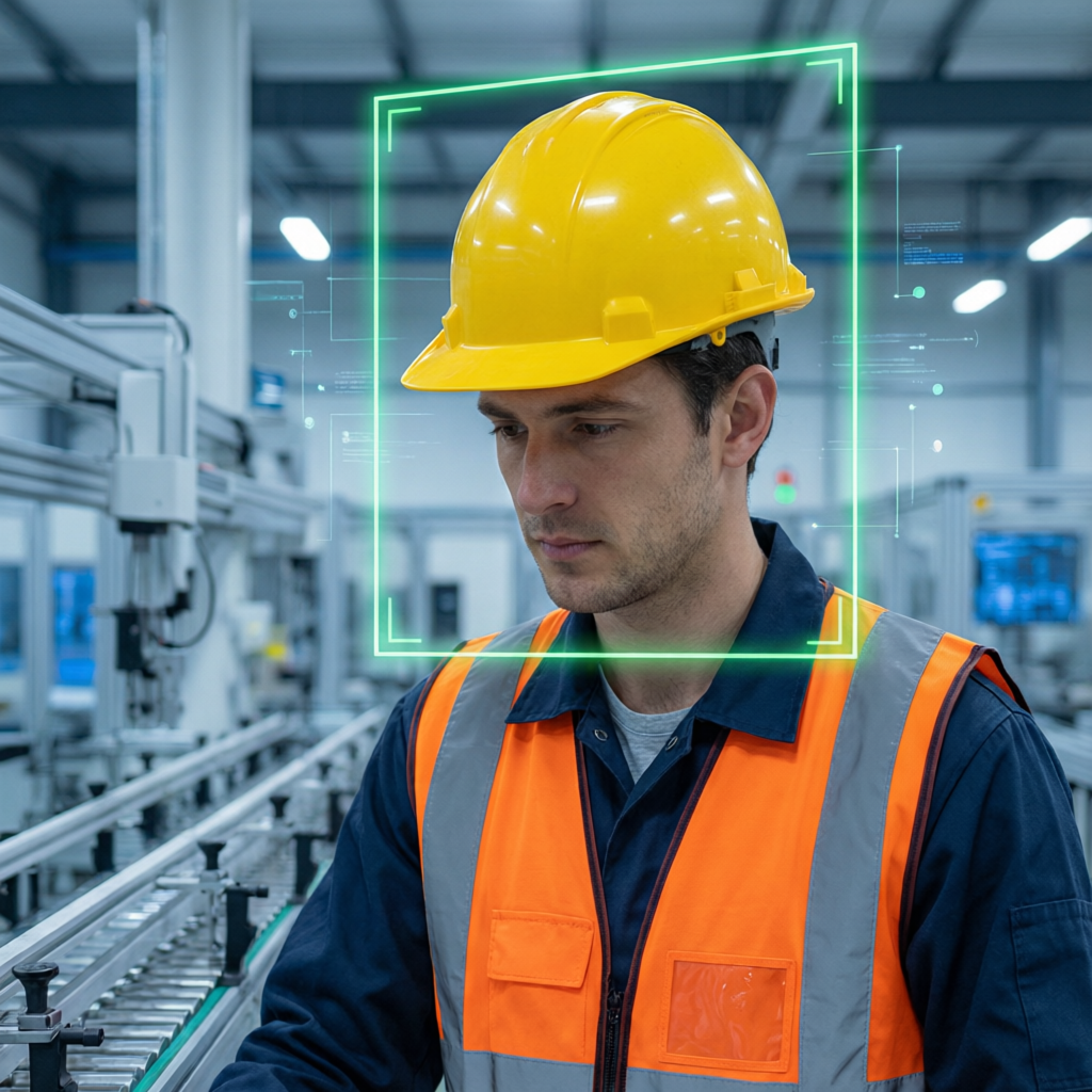 AI workplace safety PPE detection in manufacturing