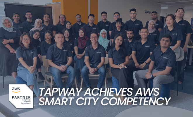 Tapway achieves AWS smart city competency